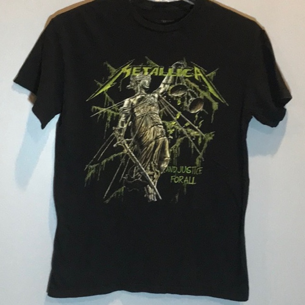 Black Graphic Band T-Shirt